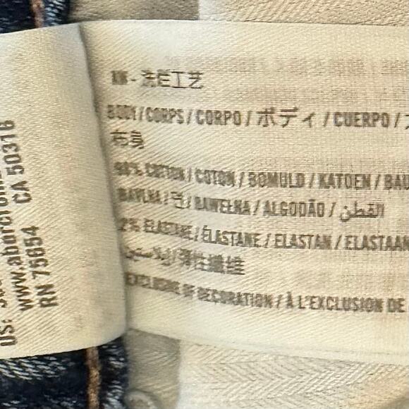 Hollister Ultra High Rise Patchwork Tapered Mom Jeans 3R - Picture 8 of 13